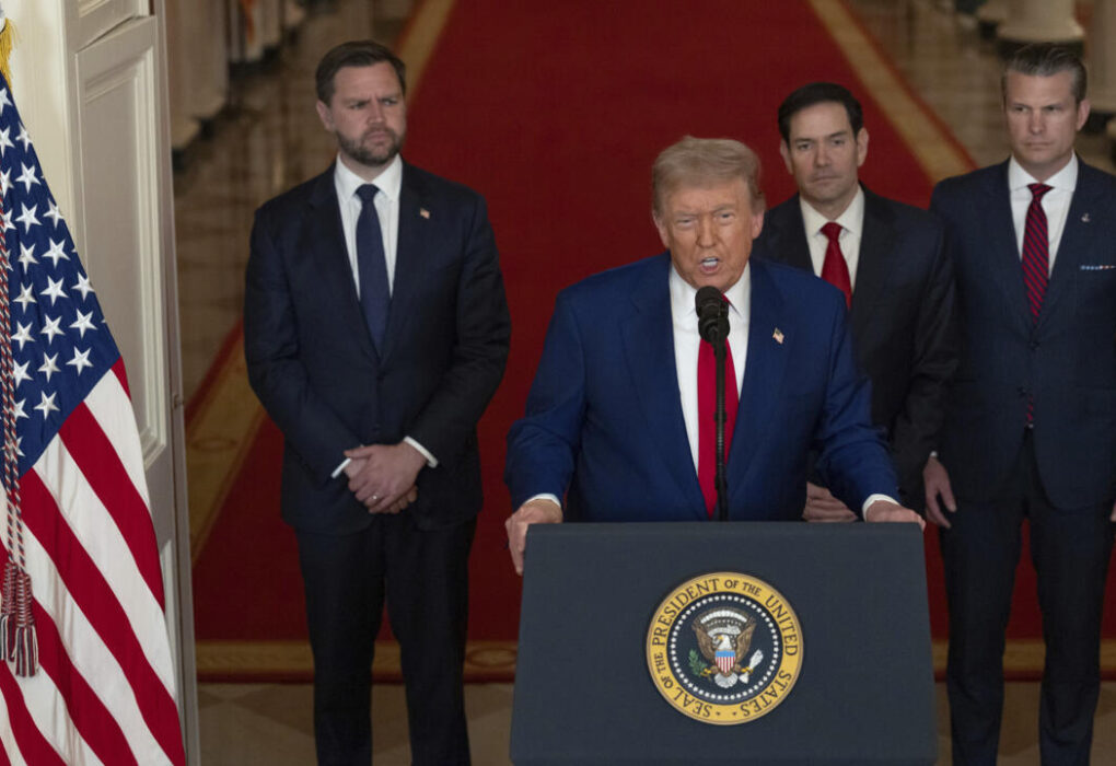 Presidente Donald Trump confirmó bombardeo de EE.UU.